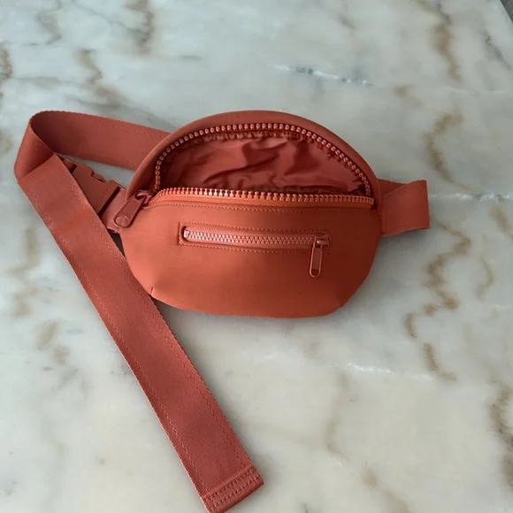 DAGNE DOVER Ace Neoprene Belt Bag Coyote Dark Orange - Picture 14 of 17